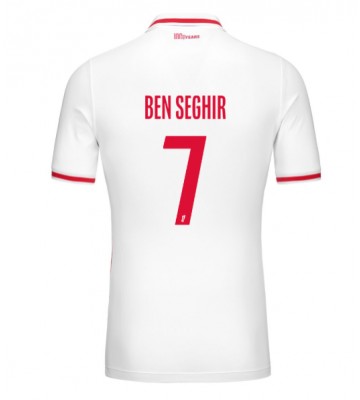 AS Monaco Eliesse Ben Seghir #7 Primera Equipación 2024-25 Manga Corta